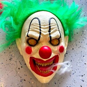 Talking clown head